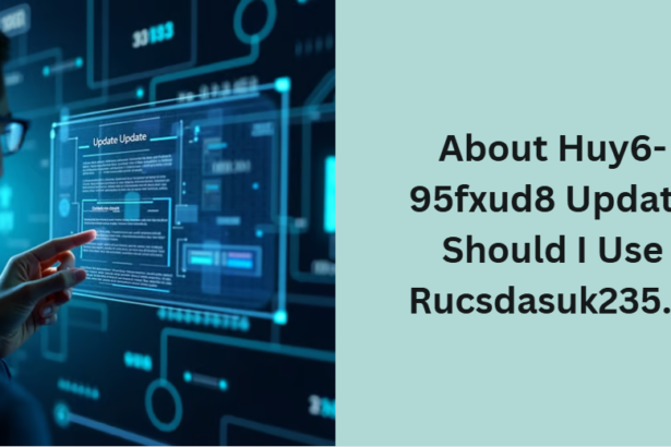 About Huy6-95fxud8 Update Should I Use Rucsdasuk235.0