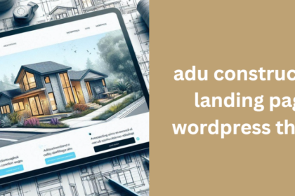 adu construction landing page wordpress theme