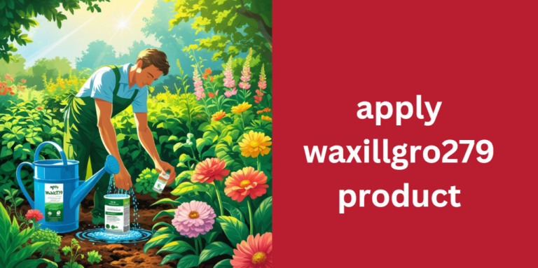 apply waxillgro279 product